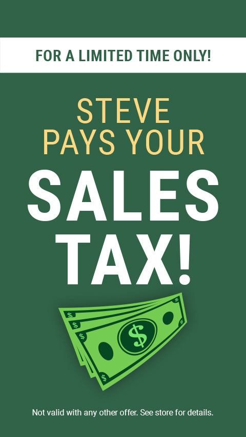 Steve Pays Your Sales Tax