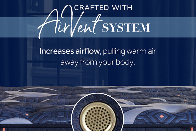 Crafted with air vent system