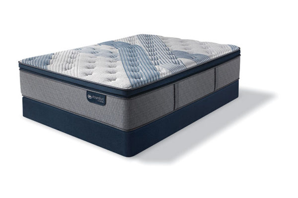 blue fusion 1000 plush pillow top