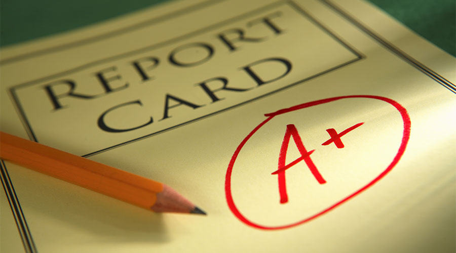 Our Report Card Is In!